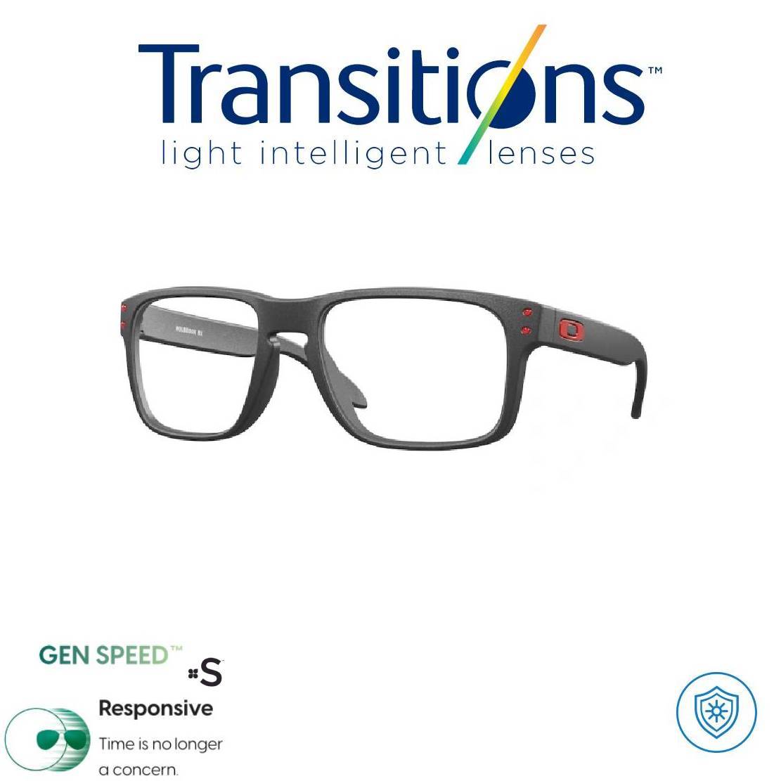 Gafas Deportivas + TRANSITIONS© GEN S® Anti/Blue Pro Formula Máximo+/- 2.00 SPEED©