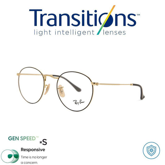 Gafas Italianas Lennon + TRANSITIONS© GEN S® Anti/Blue Pro Formula Máximo+/- 2.00 SPEED©