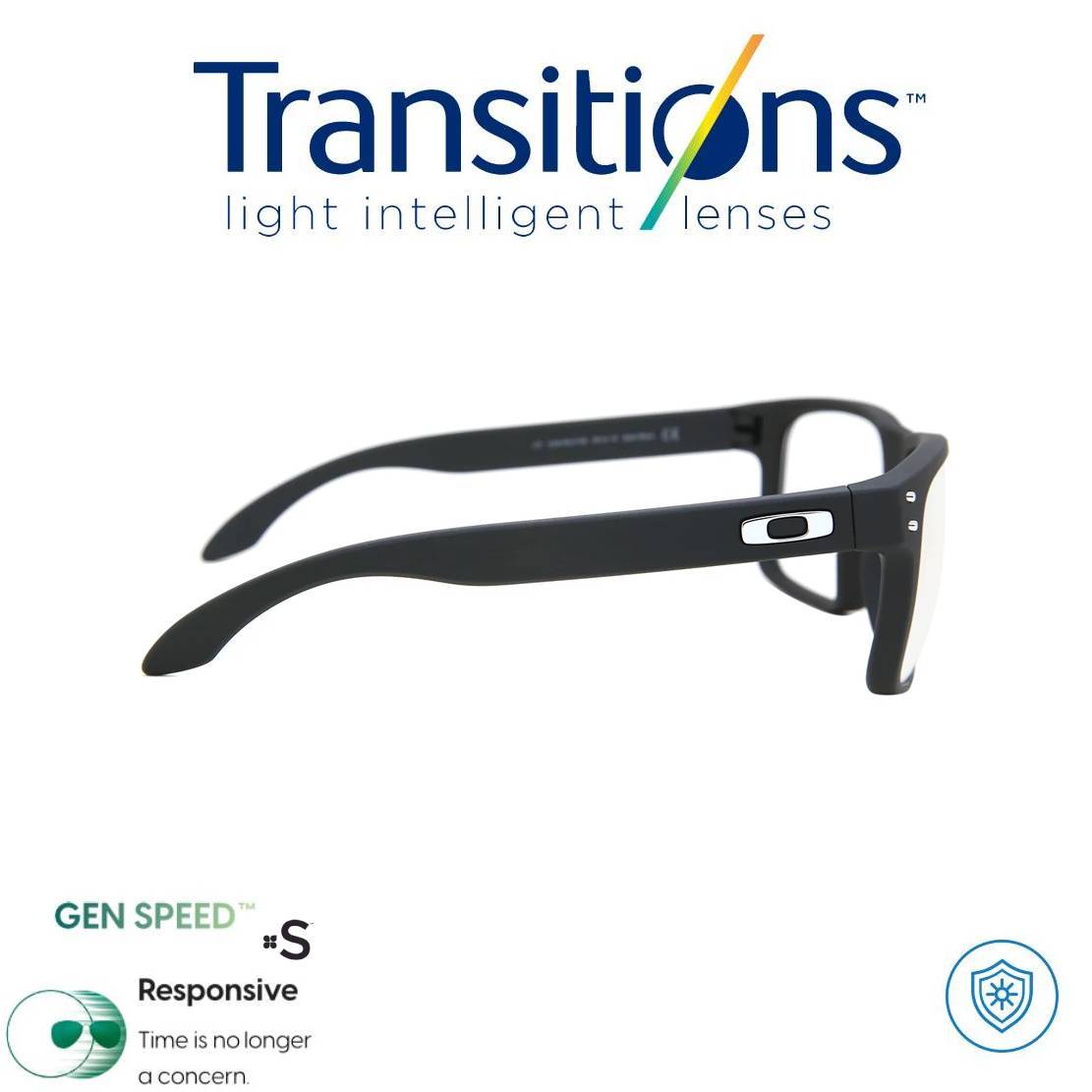 Gafas Americanas + TRANSITIONS© GEN S® Anti/Blue Pro Formula Máximo+/- 2.00 SPEED©