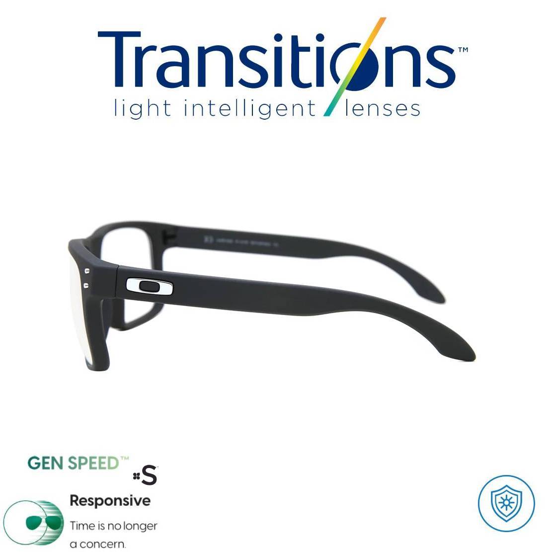 Gafas Americanas + TRANSITIONS© GEN S® Anti/Blue Pro Formula Máximo+/- 2.00 SPEED©