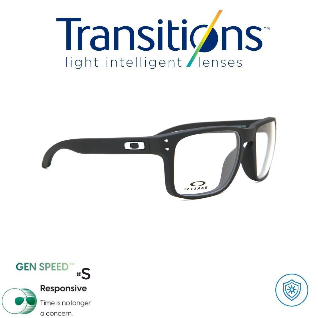 Gafas Americanas + TRANSITIONS© GEN S® Anti/Blue Pro Formula Máximo+/- 2.00 SPEED©